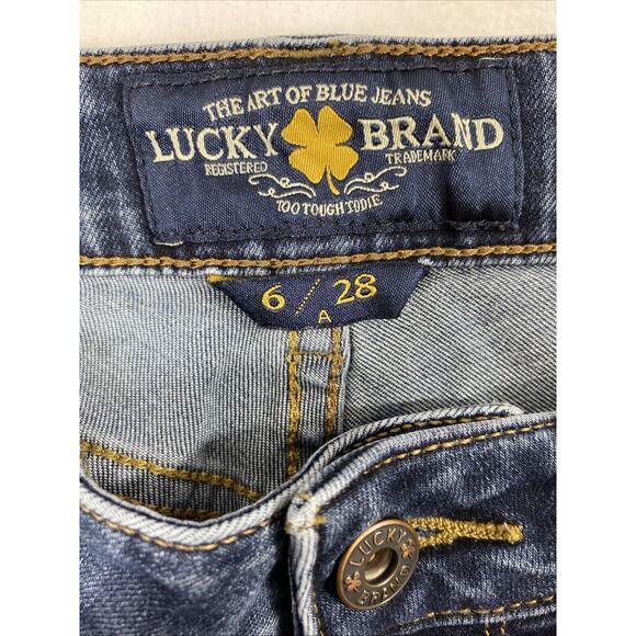 Lucky Brand Jeans Womens Size 6 Lolita Skinny Medium Wash Denim Stretch - Picture 3 of 12